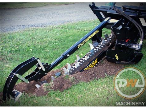 ebay skid steer trencher|used trench digger for sale.